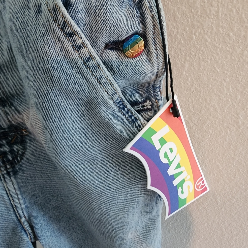 Women/Men LEVI'S PRIDE LIBERATION SHORTALLS - Picture 10 of 16